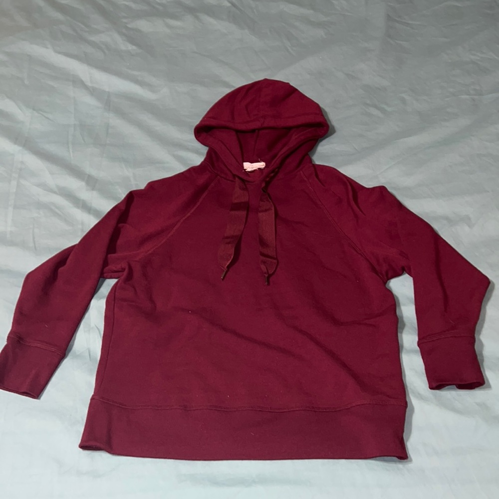 Dark burgundy hoodie